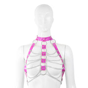 Fixxx - Kettingen Top - Lakleer - One Size - Reflection - Roze-Laced-up.nl