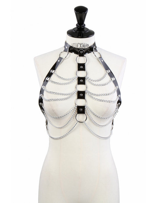 Fixxx - Kettingen Top - Lakleer - One Size - Zwart-Laced-up.nl