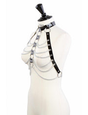 Fixxx - Kettingen Top - Lakleer - One Size - Zwart-Laced-up.nl