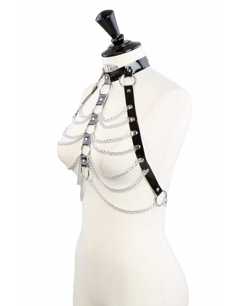 Fixxx - Kettingen Top - Lakleer - One Size - Zwart-Laced-up.nl