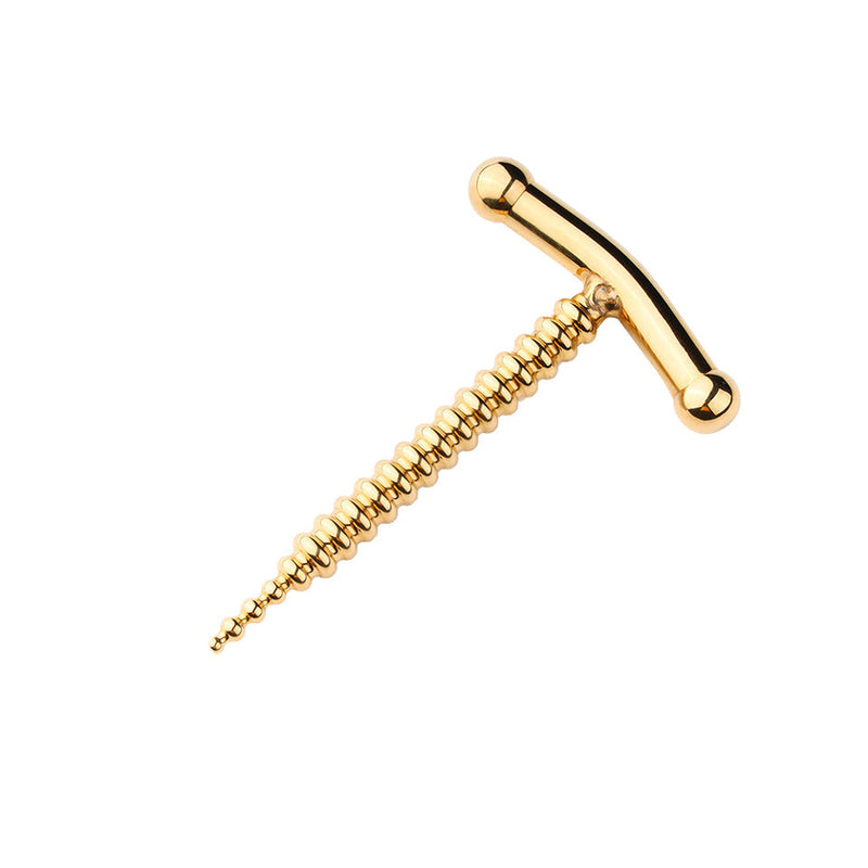 Fixxx - Kurkentrekker Penisplug - Goud - Diameter 8 mm-Laced-up.nl
