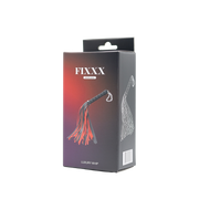 Fixxx - Luxury Flogger - Faux Leather - Black/Red-Laced-up.nl