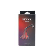Fixxx - Luxury Flogger - Faux Leather - Black/Red-Laced-up.nl