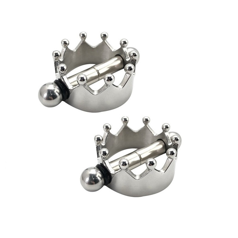 Fixxx - Magnetische Tepelklemmen met Kroontje - 2 stuks-Laced-up.nl