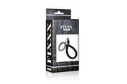 Fixxx - Metalen Cockring met Metalen Buttplug aan Siliconen Koord - 45 mm-Laced-up.nl