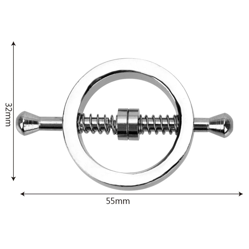 Fixxx - Metalen Ronde Tepelklemmen met Schroef - 2 stuks-Laced-up.nl
