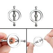 Fixxx - Metalen Ronde Tepelklemmen met Schroef - 2 stuks-Laced-up.nl