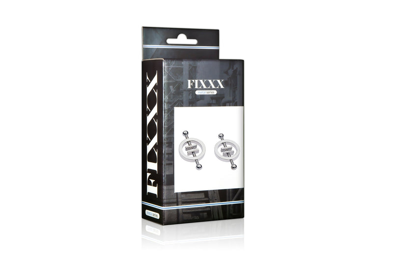 Fixxx - Metalen Ronde Tepelklemmen met Schroef - 2 stuks-Laced-up.nl