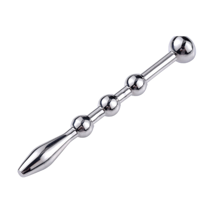 Fixxx - Penis Plug Set met Balletjes - 3 stuks - RVS - Zilver-Laced-up.nl