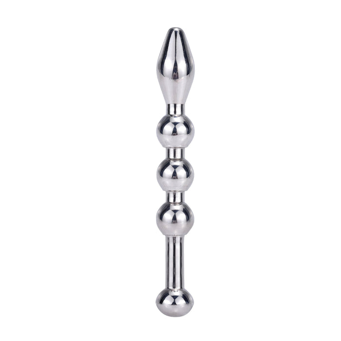Fixxx - Penis Plug Set met Balletjes - 3 stuks - RVS - Zilver-Laced-up.nl