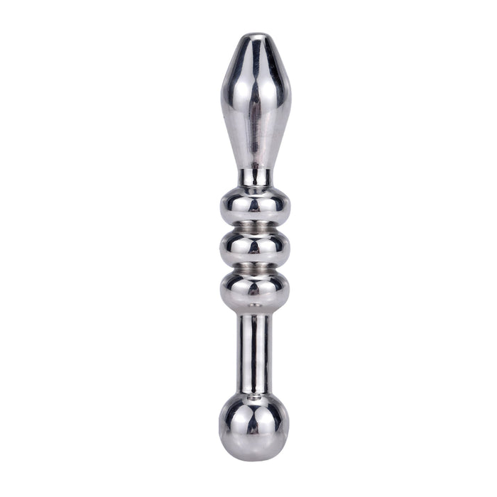 Fixxx - Penis Plug Set met Balletjes - 3 stuks - RVS - Zilver-Laced-up.nl