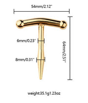Fixxx - Penis Plug met Handle - Diameter 6-8 mm-Laced-up.nl