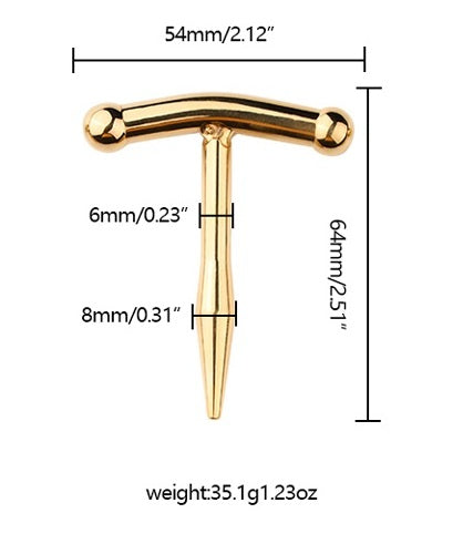 Fixxx - Penis Plug met Handle - Diameter 6-8 mm-Laced-up.nl