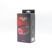 Fixxx - Red Lips Ring Gag - Red/Black-Laced-up.nl