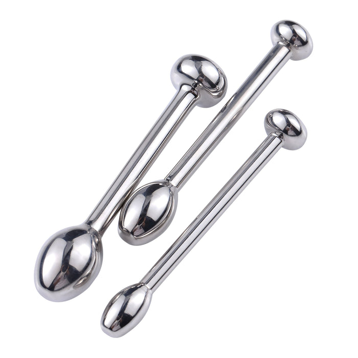 Fixxx - Rosebud Penis Plug Set - 3 stuks - Zilver-Laced-up.nl