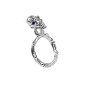 Fixxx - Skeleton Head Cockring - Zilver - Twee Diameters-Laced-up.nl