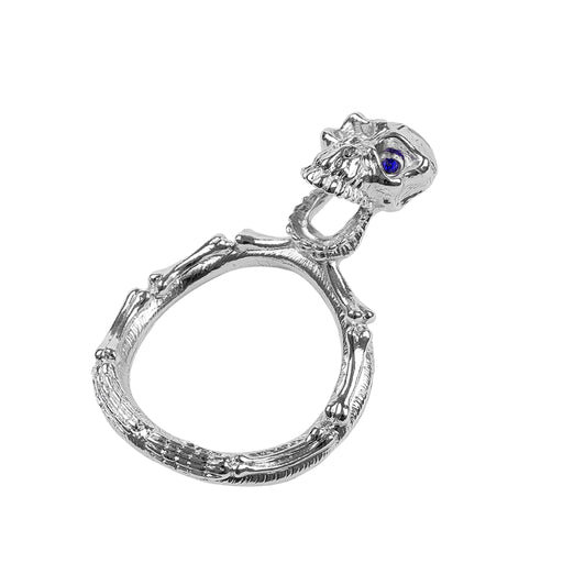 Fixxx - Skeleton Head Cockring - Zilver - Twee Diameters-Laced-up.nl