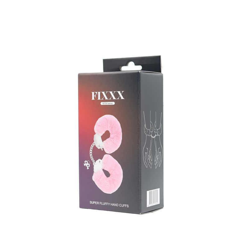 Fixxx - Super Fluffy Handboeien met Bont - Roze-Erotiekvoordeel.nl