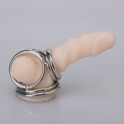 Fixxx Triple Cock Ring – Powerful Stainless Steel Support for Maximum Stimulation - Laced-up.nl
