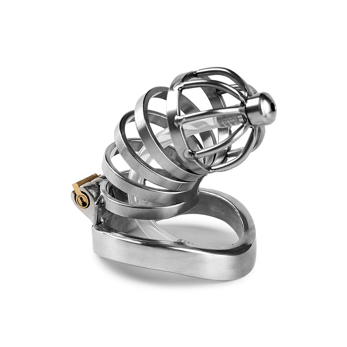 Fixxx - Valor - Kuisheidskooi met Holle Penisplug - Zilver - Twee Maten-Laced-up.nl