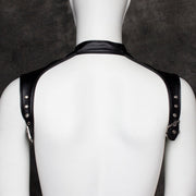 Fixxx - Verstelbaar Schouderriemen Harnas - PU-Leer - One Size - Zwart-Laced-up.nl