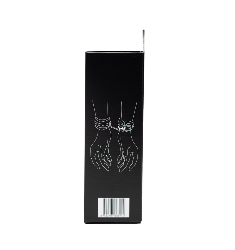 Fixxx - Menottes pour les mains rembourrées - Cuir PU - Rouge-Laced-up.nl