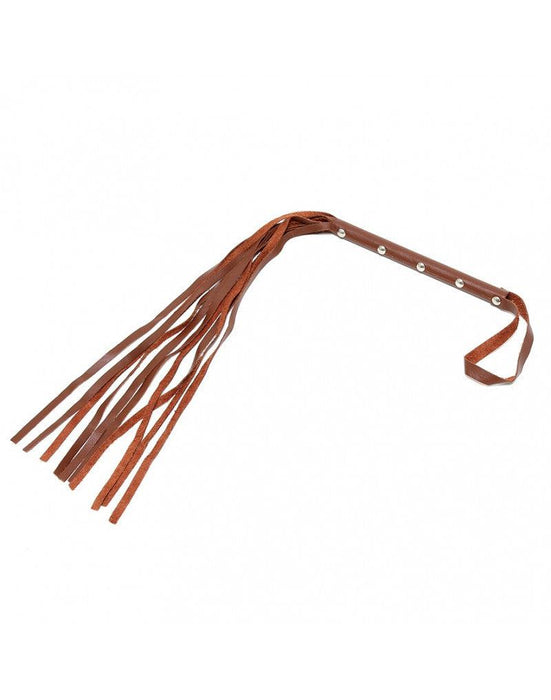 Rimba - Flogger Zweep 62 cm - Bruin-Laced-up.nl