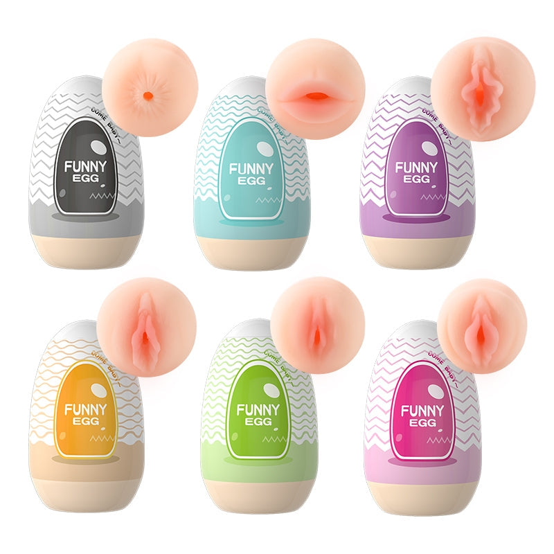 Funny Egg Collection - Mini Masturbator - 6 pieces - Laced-up.nl