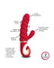 G-Vibe - G-Candy - Mini Geribbelde Rabbit Vibrator - Rood-Laced-up.nl