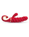 G-Vibe - G-Candy - Mini Geribbelde Rabbit Vibrator - Rood-Laced-up.nl