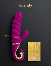 G-Vibe - G-Candy - Rabbit Vibrator - Roze-Erotiekvoordeel.nl