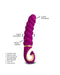 G-Vibe - G-Jack - Mini Geribbelde Vibrator - Paars-Laced-up.nl