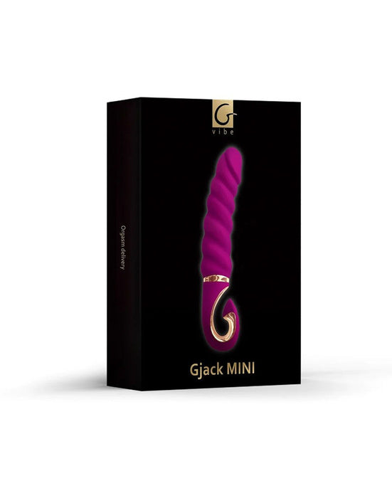 G-Vibe - G-Jack - Mini Geribbelde Vibrator - Paars-Laced-up.nl