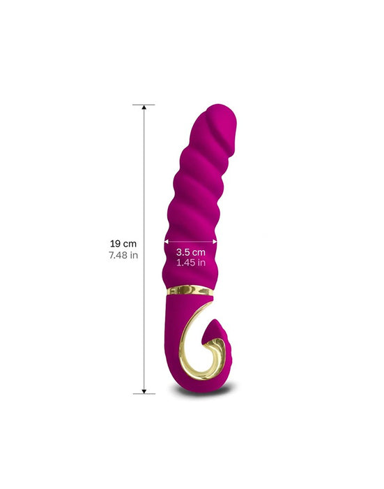 G-Vibe - G-Jack - Mini Geribbelde Vibrator - Paars-Laced-up.nl