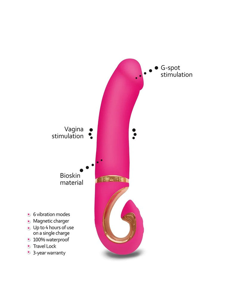 G-Vibe - G-Jay - Realistische Mini Vibrator - Roze-Laced-up.nl