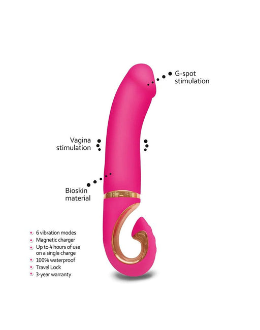 G-Vibe - G-Jay - Realistische Mini Vibrator - Roze-Laced-up.nl