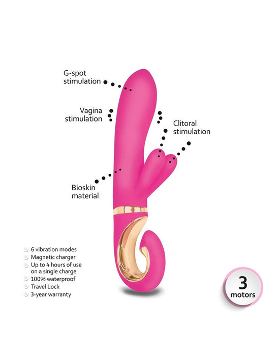 G-Vibe - G-Rabbit - Mini Rabbit Vibrator - Roze-Laced-up.nl
