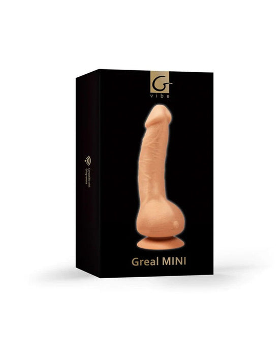 G-Vibe - G-Real - Mini Vibrerende Dildo - 3 x 18 cm - Lichte huidskleur-Laced-up.nl