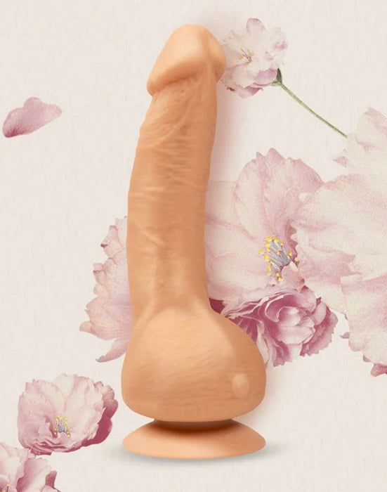 G-Vibe - G-Real - Mini Vibrerende Dildo - 3 x 18 cm - Lichte huidskleur-Laced-up.nl