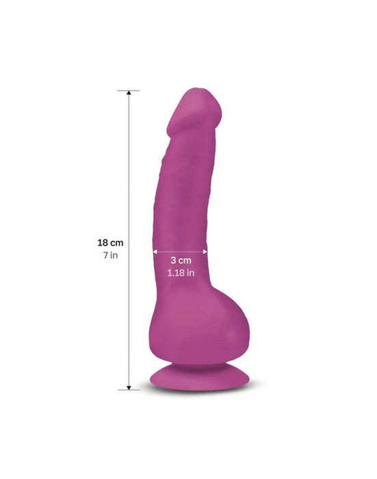 G-Vibe - G-Real - Mini Vibrerende Dildo - Fuchsia Roze-Laced-up.nl