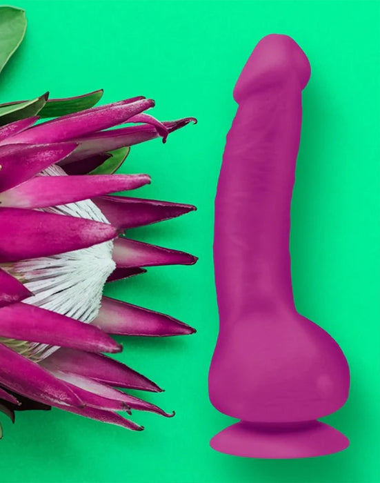 G-Vibe - G-Real - Mini Vibrerende Dildo - Fuchsia Roze-Laced-up.nl