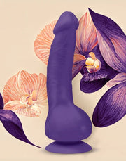 G-Vibe - G-Real2 - Vibrerende Dildo Met Zuignap - Paars-Erotiekvoordeel.nl