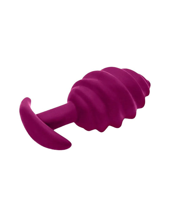 G-Vibe - G-plug Twist 2 - Geribbelde Buttplug - Paars-Laced-up.nl