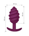 G-Vibe - G-plug Twist 2 - Geribbelde Buttplug - Paars-Laced-up.nl