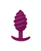 G-Vibe - G-plug Twist 2 - Geribbelde Buttplug - Paars-Laced-up.nl