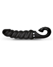 G-Vibe - Gjack2 - Geribbelde Bioskin Vibrator - Zwart-Laced-up.nl