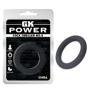 GK Power - Cock Sweller No.4 - Rekbare Cockring - Diameter 45 mm - Zwart-laced-up.nl