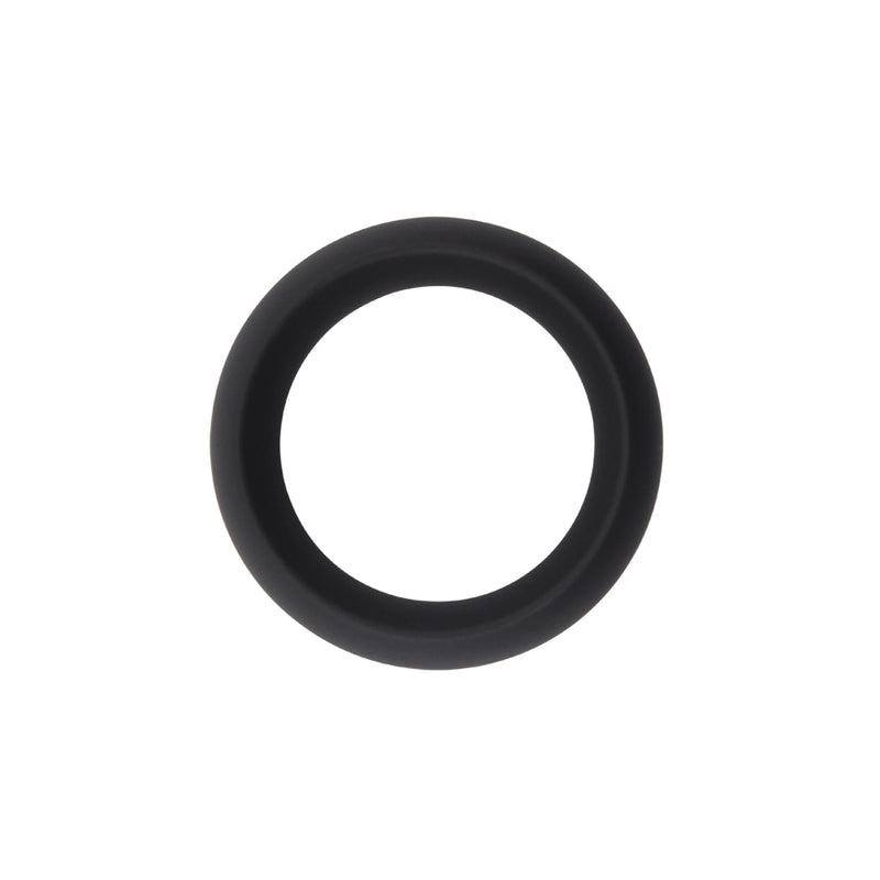 GK Power - Infinity Siliconen Cockring - M - Diameter 42 mm - Zwart-laced-up.nl