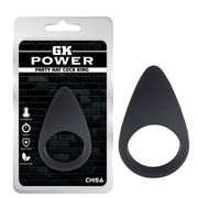 GK Power - Party Hat Cockring - Siliconen - Zwart-laced-up.nl