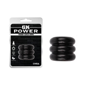 GK Power - Triad Cock Ring - Zwart-laced-up.nl